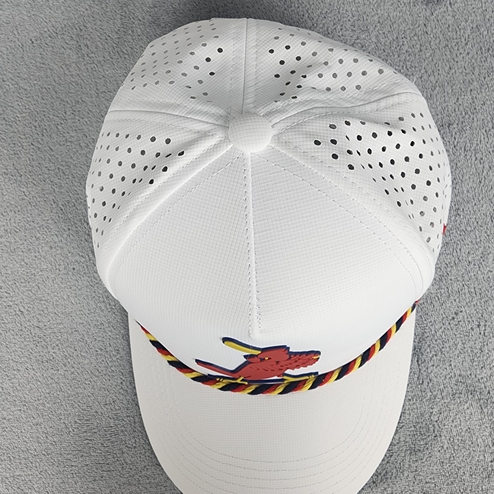 St Louis Cardinals Hat Adult White Rope Snapback Bayer MLB Baseball Cap - Picture 8 of 8